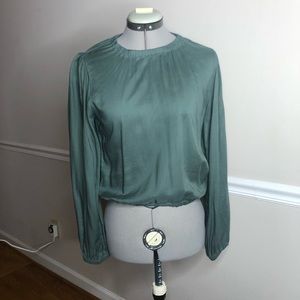 Cloth and Stone Green Blouse
